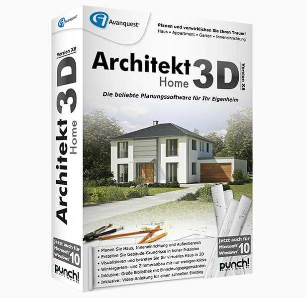 Avanquest Architekt 3D X8 Home