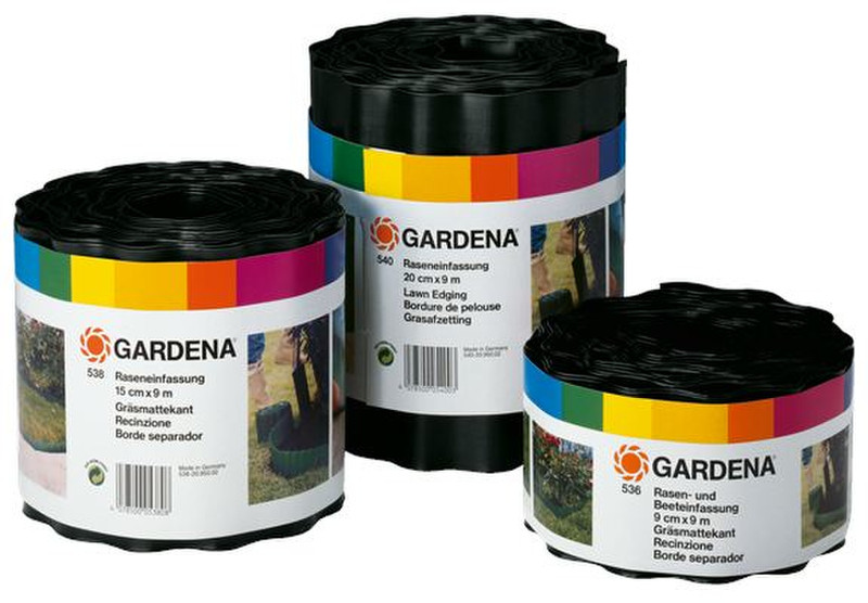 Gardena 534-20 Garden edging roll Пластик Черный