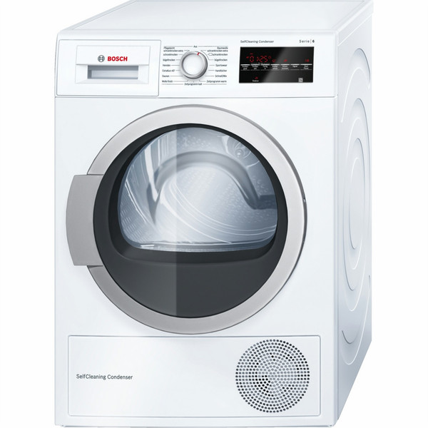 Bosch Serie 6 WTW85460 Freistehend Frontlader 7kg A++ Weiß Wäschetrockner