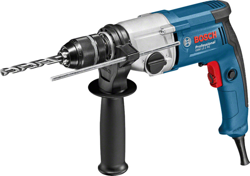 Bosch GBM 13-2 RE Professional Без ключа 500об/мин 750Вт 2400г Черный, Синий электрическая дрель