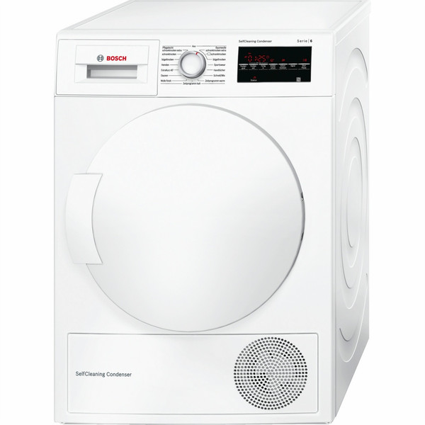 Bosch Serie 6 WTW83460 Отдельностоящий Фронтальная загрузка 7кг A++ Белый сушилка для белья