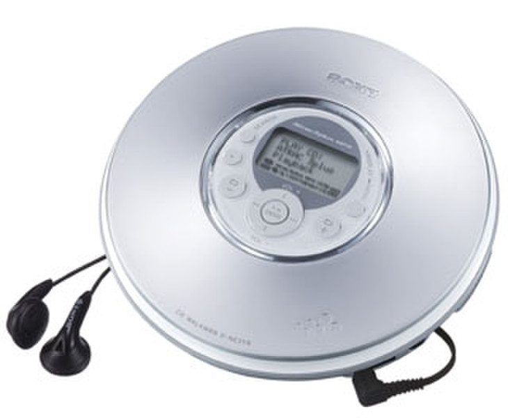 Sony CD WALKMAN D-NE319 Portable CD player Silber