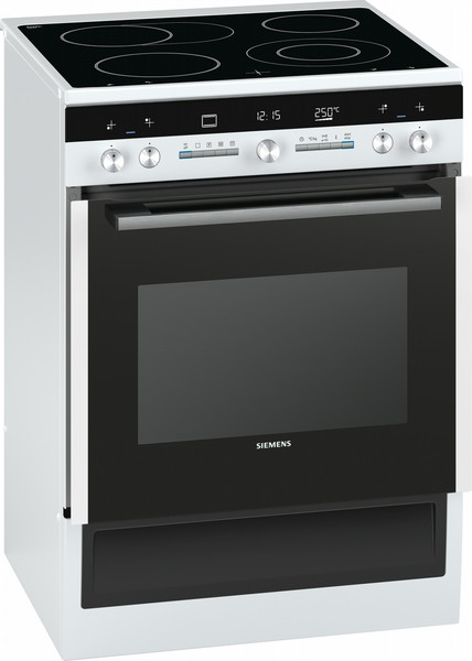 Siemens HA854280 Отдельностоящий Ceramic hob A Белый кухонная плита