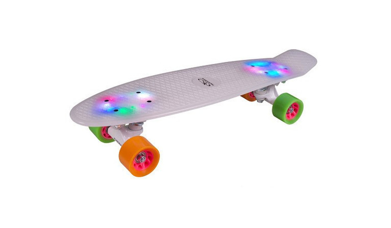 HUDORA 12134 Skateboard (classic) Зеленый, Оранжевый, Белый