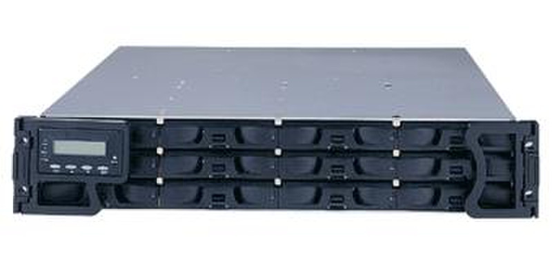 Infortrend A12F-G1A2 FC-to-SATA RAID Subsystem 12 drives in 2U rack space Black rack