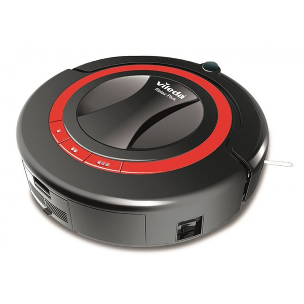 Vileda Relax Plus 0.35L Black,Red robot vacuum