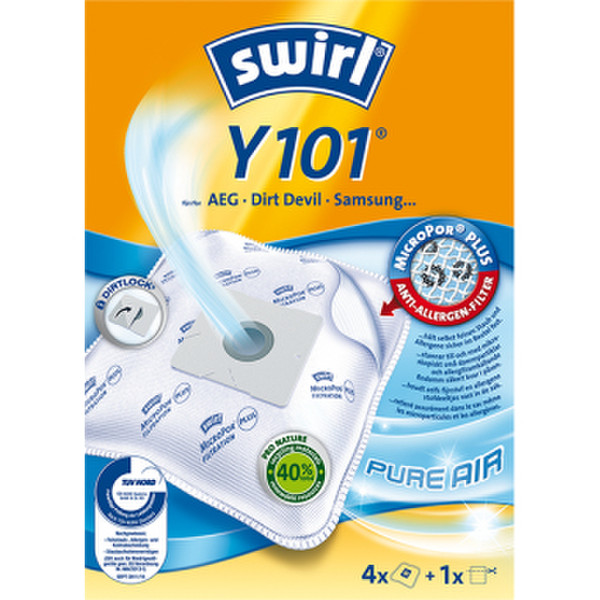 Swirl Y 101 Portable vacuum cleaner Мешок для пыли vacuum accessory/supply