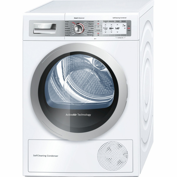 Bosch HomeProfessional WTYH7700 Freistehend Frontlader 8kg A++ Weiß Wäschetrockner