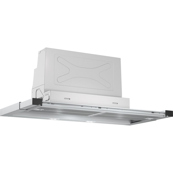 Bosch Serie 6 DFR097T50 Semi built-in (pull out) 700m³/h A Silver,Stainless steel cooker hood