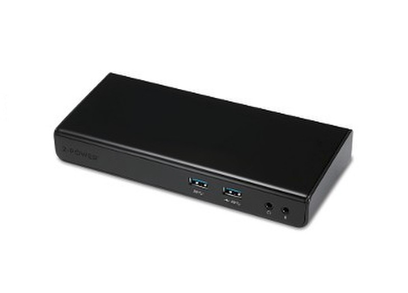 2-Power DOC0101A USB 3.0 (3.1 Gen 1) Type-B Schwarz Notebook-Dockingstation & Portreplikator