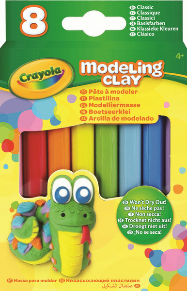 Crayola 8 sticks Modelling Clay - Classic Color Knetmasse 136g Mehrfarben 8Stück(e)