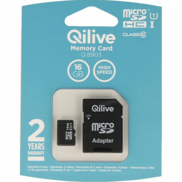 Qilive Q.8903 16ГБ MicroSD Class 10 карта памяти