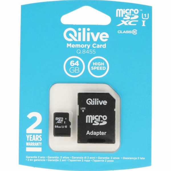Qilive Q.8455 64GB MicroSD Class 10 memory card