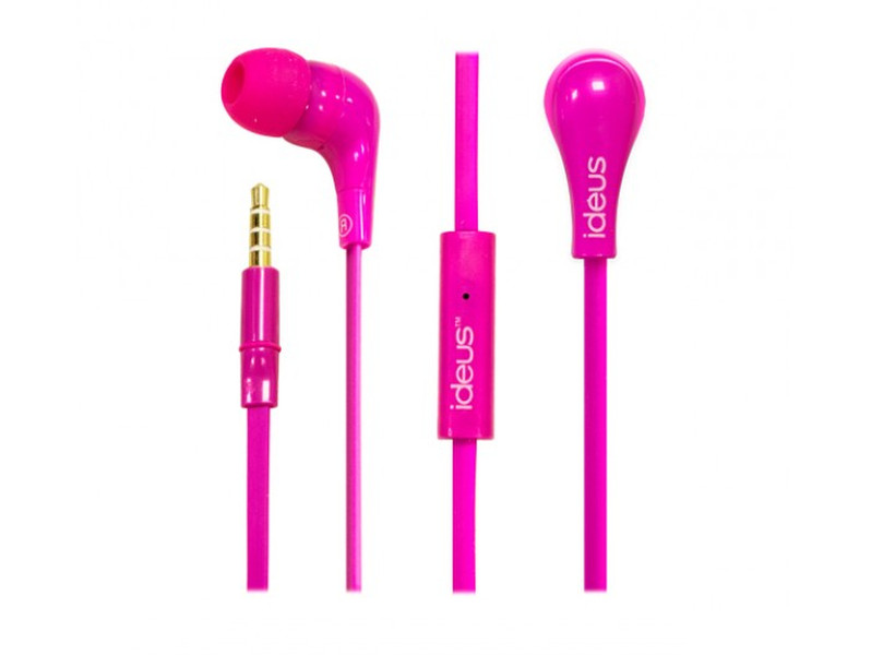 Ideus PHF600FU Binaural im Ohr Pink Mobiles Headset