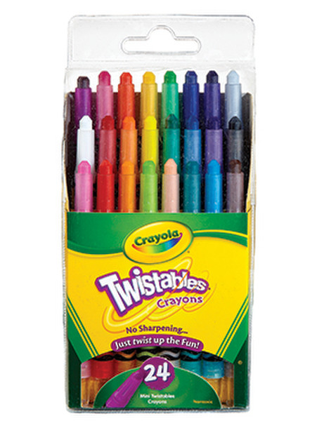 Crayola 52-9724 24шт восковой мелок/карандаш