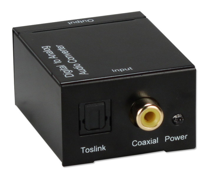 QVS SPDIF-RCA Black audio converter