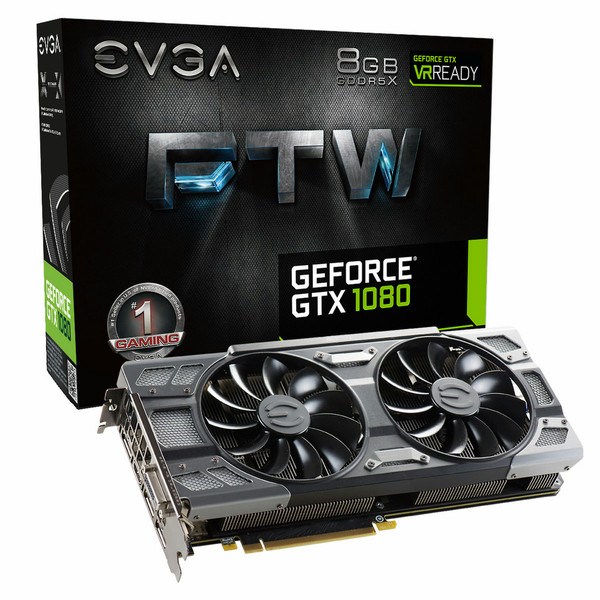 EVGA 08G-P4-6286-KR GeForce GTX 1080 8GB GDDR5X Grafikkarte