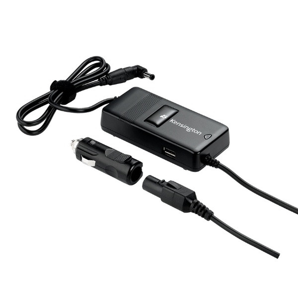 Kensington Air/Auto Notebook Power Adapter + USB Black power adapter/inverter