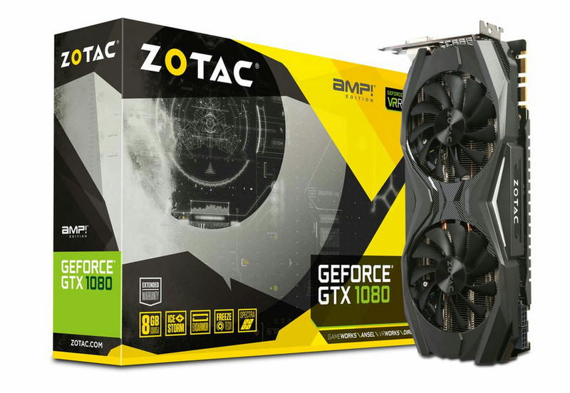 Zotac ZT-P10800C-10P GeForce GTX 1080 8GB GDDR5X Grafikkarte
