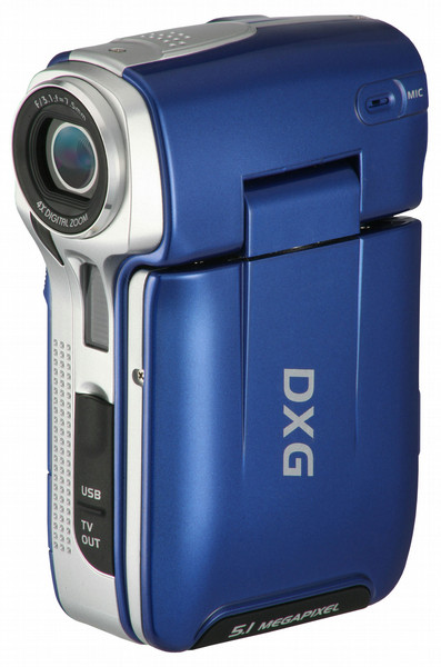 DXG -563VB 5.1MP CMOS Blue hand-held camcorder