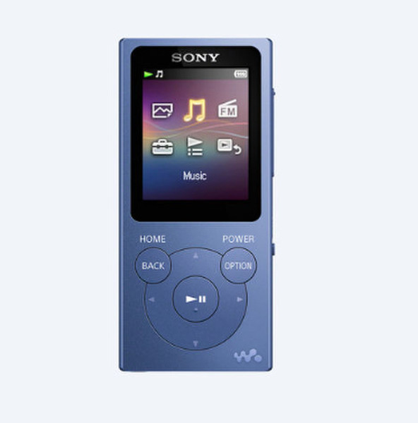 Sony Walkman NW-E393 MP3 4GB Blue