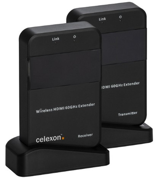 Celexon WHD30M AV transmitter & receiver Black AV extender