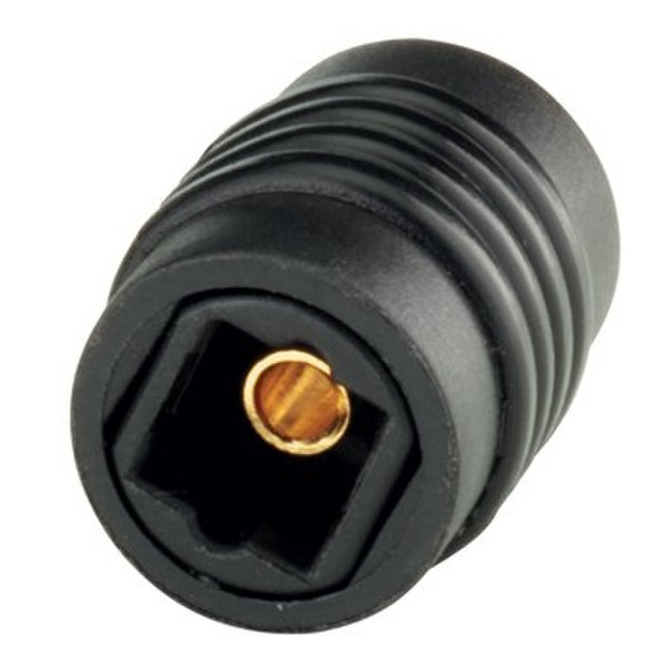 Alcasa Toslink TOSLINK Black fiber optic adapter