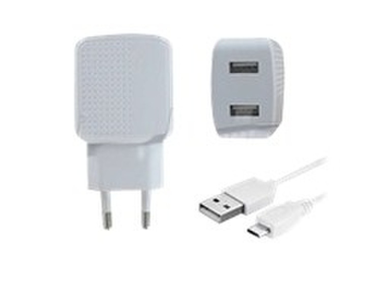DLH DY-AU2550W Indoor White mobile device charger