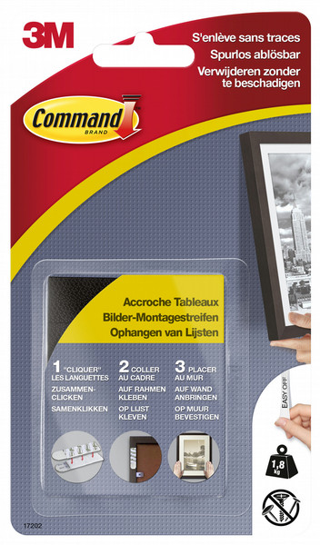 Command 17202BLK mounting tape/label