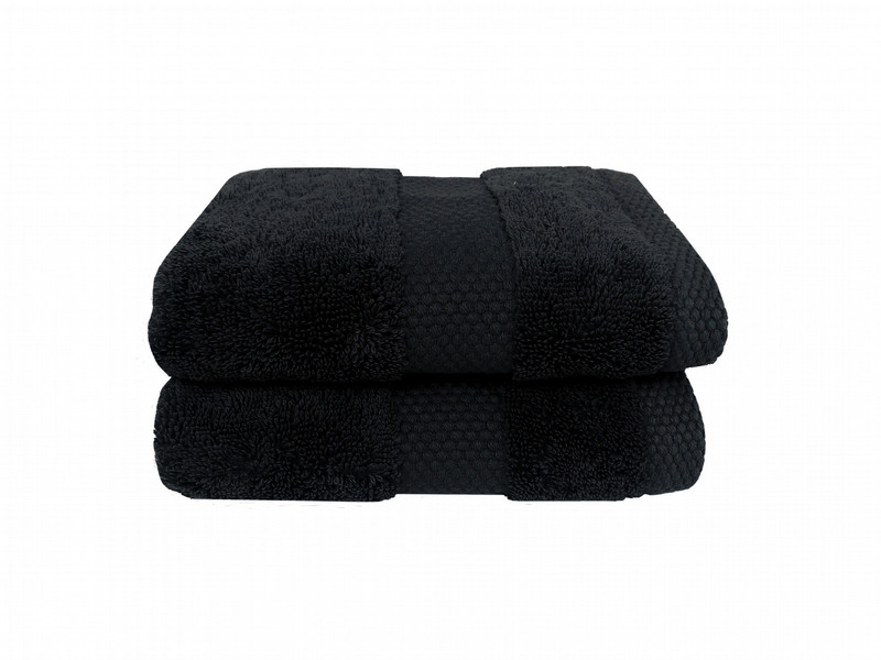 TEX HOME 3613866712160 Bath towel 300 x 500cm Cotton Black 2pc(s) bath towel