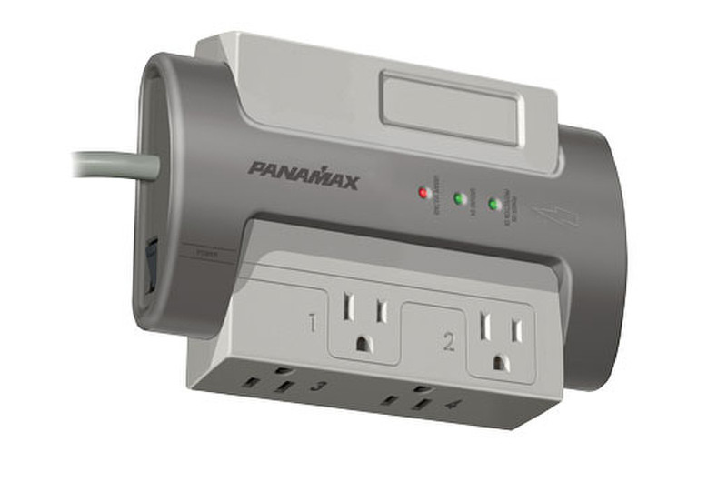 Panamax M4-EX 4AC outlet(s) Grey surge protector
