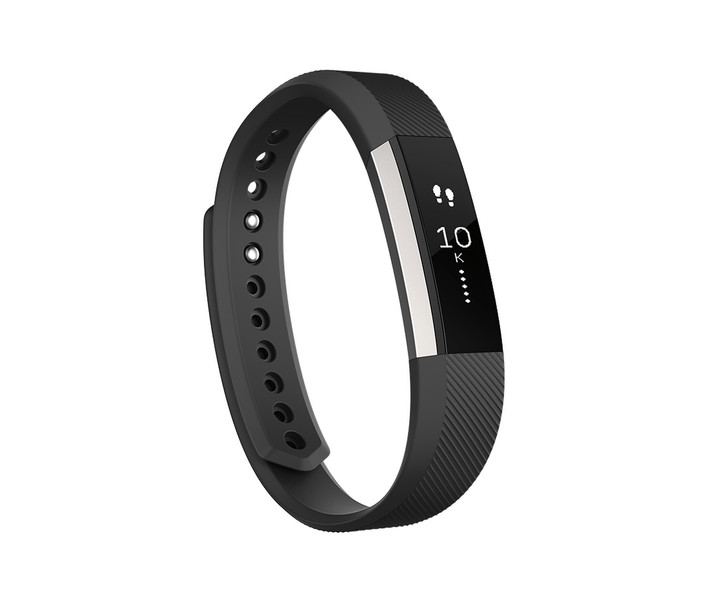 Fitbit Alta Wristband activity tracker OLED Проводной/беспроводной Черный, Нержавеющая сталь