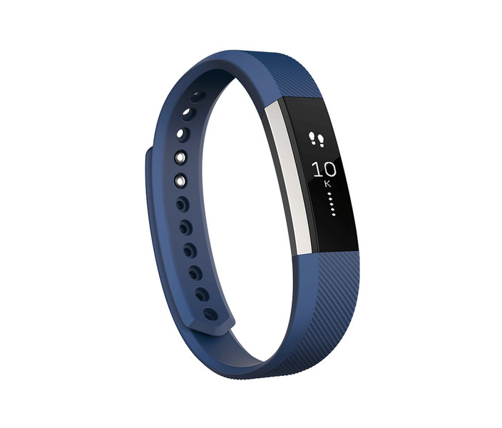 Fitbit Alta Wristband activity tracker OLED Беспроводной Синий, Нержавеющая сталь