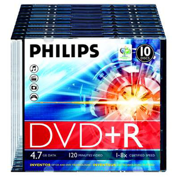 Philips 4,7 GB/120 min. 8x DVD+R 4.7GB