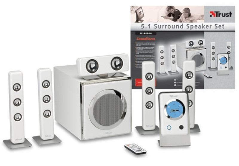 Trust 5.1 Surround Speaker Set SP-6600A 5.1 23W home cinema system