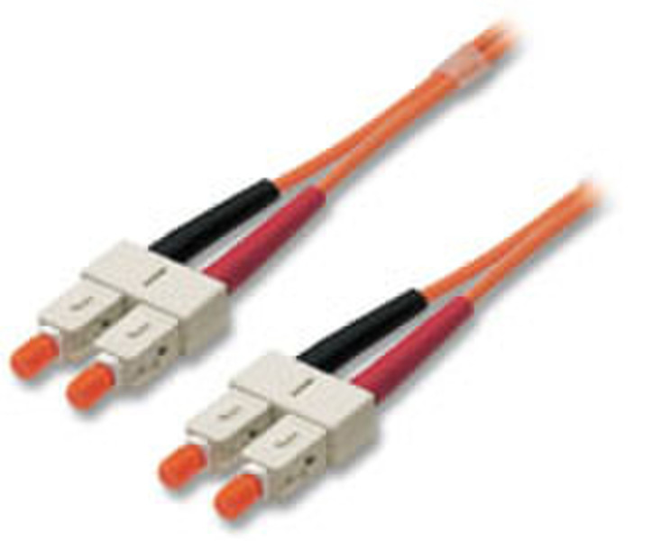 Lindy LWL Duplex Cable SC/SC, 10m 10м SC SC Оранжевый оптиковолоконный кабель