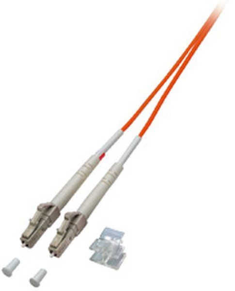 Lindy LWL-Duplex Kabel LC/LC, 10m 10m LC LC Orange Glasfaserkabel