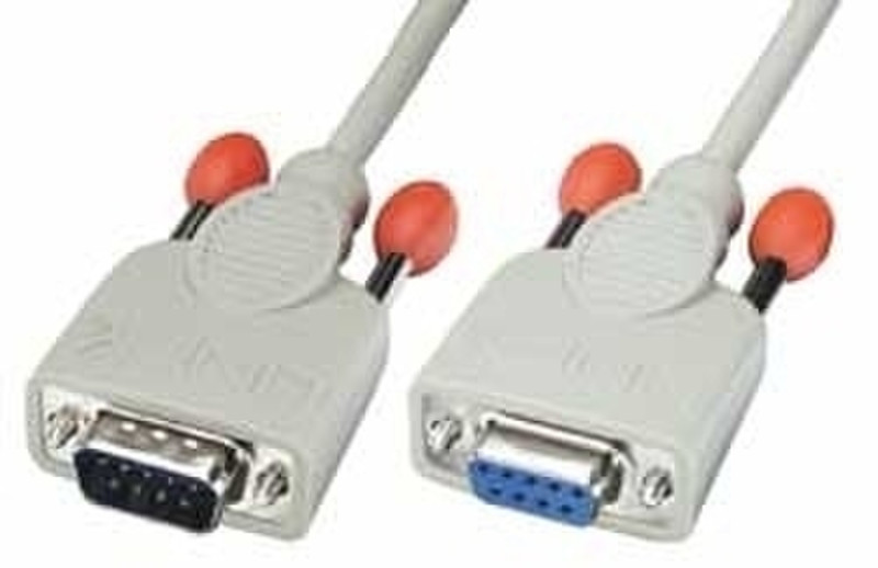 Lindy Serial Extension Cable, 2m 2m Grey serial cable