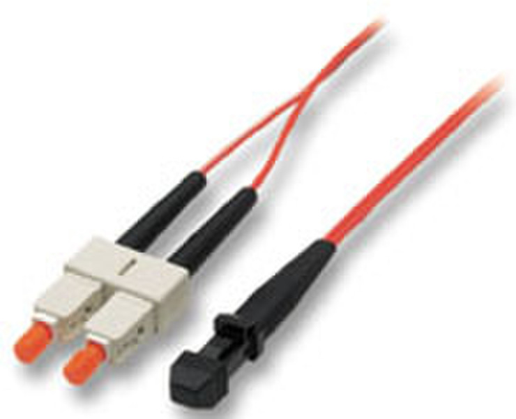 Lindy LWL Duplex Cable MTRJ/SC, 3m 3m SC Rot Glasfaserkabel