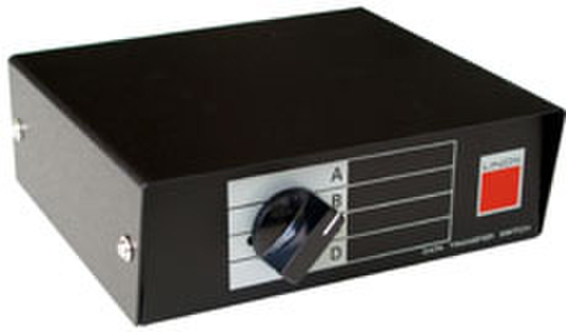 Lindy Monitor 4:1 box Schwarz Tastatur/Video/Maus (KVM)-Switch