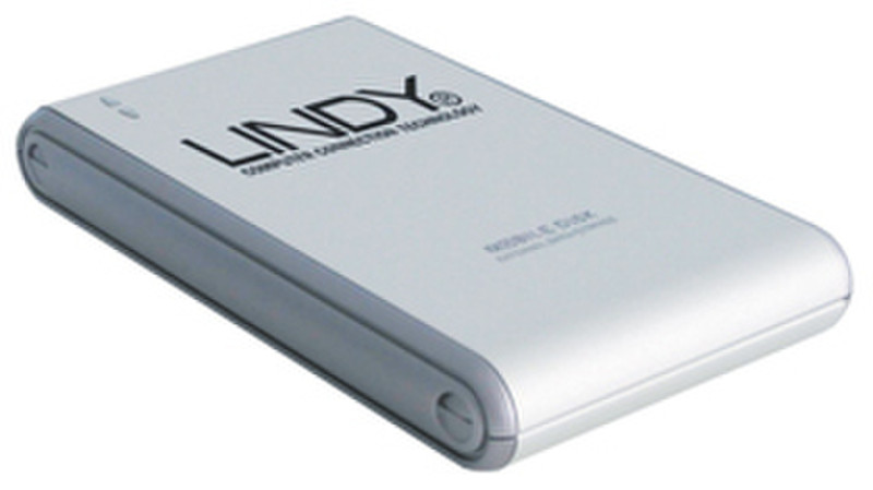 Lindy USB 2.0 Drive Enclosure 2.5Zoll USB Silber