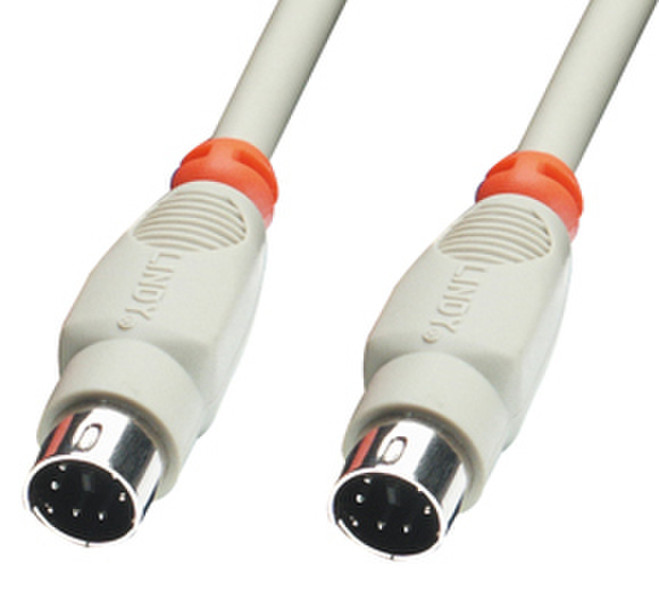 Lindy PS/2 cable, 2m 10m Grau PS/2-Kabel