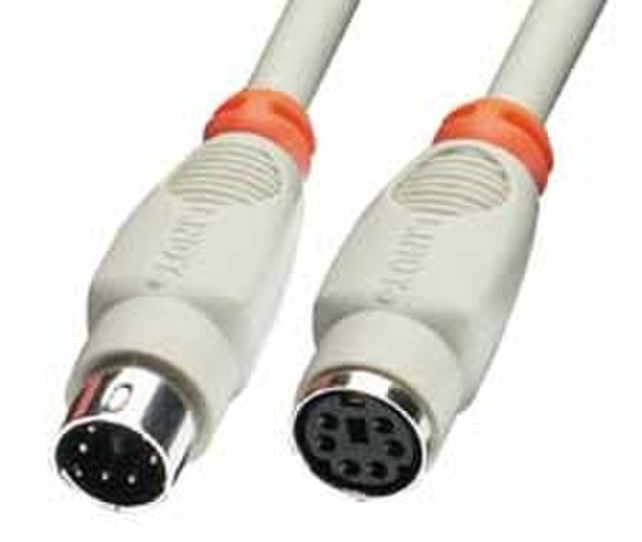 Lindy PS/2 cable, 5m 5m Grau PS/2-Kabel