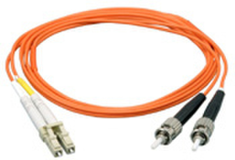 Lindy LWL-Duplex Cable LC/ST, 2m 2m LC ST Orange fiber optic cable