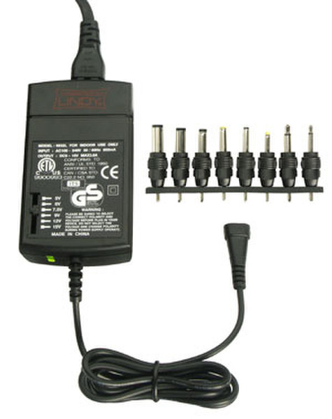Lindy Universal Power Adapter Черный адаптер питания / инвертор