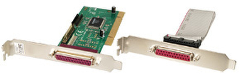 Lindy 2-port Parallel PCI Card interface cards/adapter