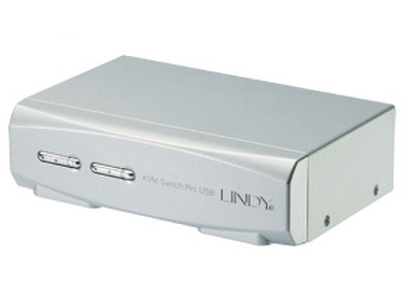 Lindy KVM Switch Cеребряный KVM переключатель