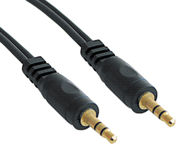 Lindy Audio Cable, 3m 3м 3,5 мм Черный аудио кабель