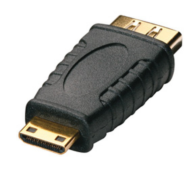 Lindy HDMI FM/Mini HDMI M adapter HDMI FM Mini HDMI M Schwarz Kabelschnittstellen-/adapter