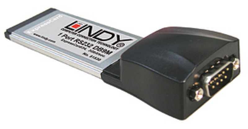 Lindy RS-232 Card - 1 Port, ExpressCard/34 Schnittstellenkarte/Adapter